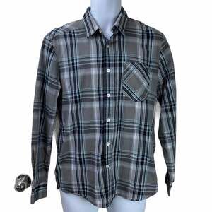 Volcom Vex Factor Plaid Long Sleeve Shirt Sz S